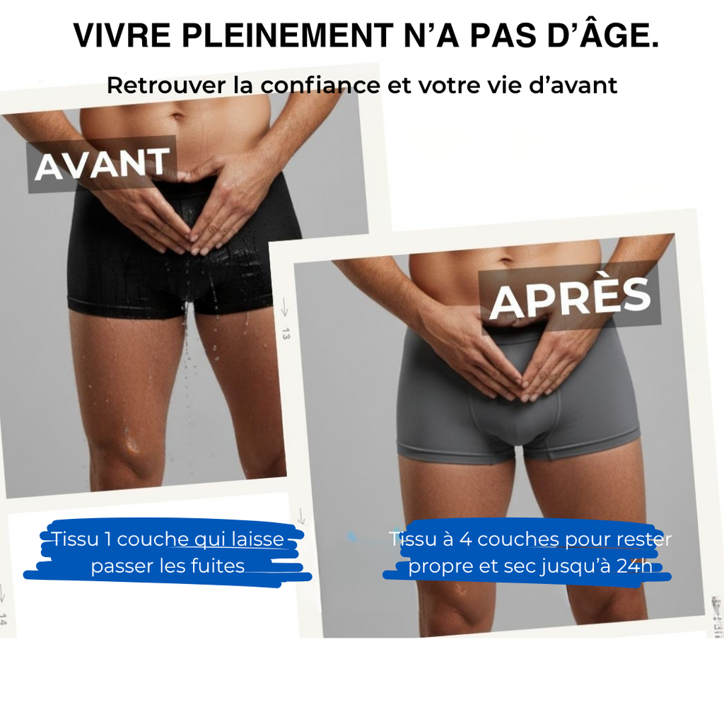 AURA boxer anti-fuite - Redonne-toi le contrôle