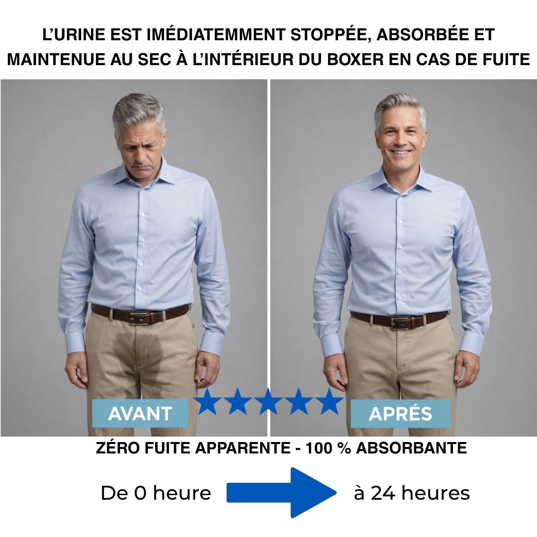 AURA boxer anti-fuite - Redonne-toi le contrôle