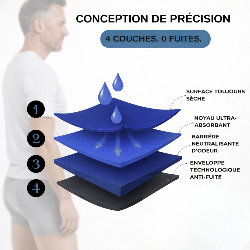 AURA boxer anti-fuite - Redonne-toi le contrôle